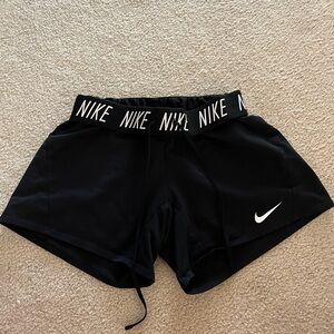 Black Nike dri-fit drawstring shorts